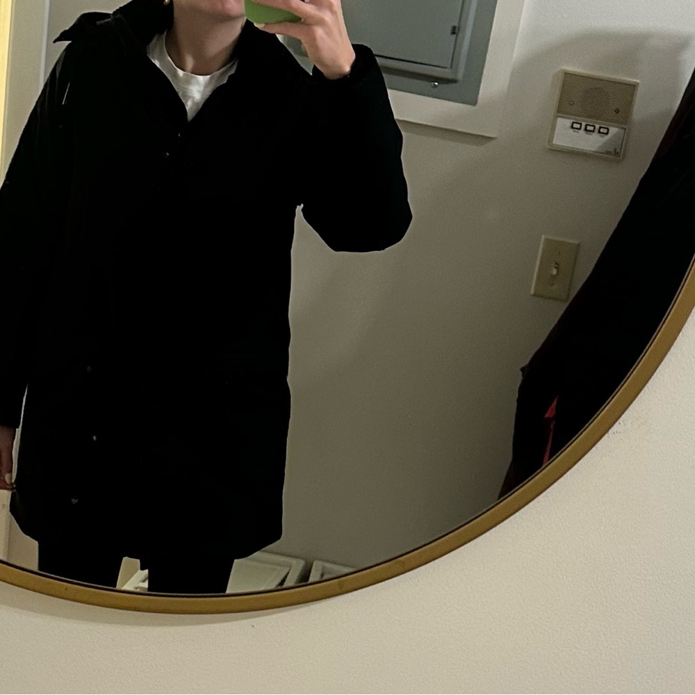 Everlane Renow Black Puffer Midi Winter Coat size XS